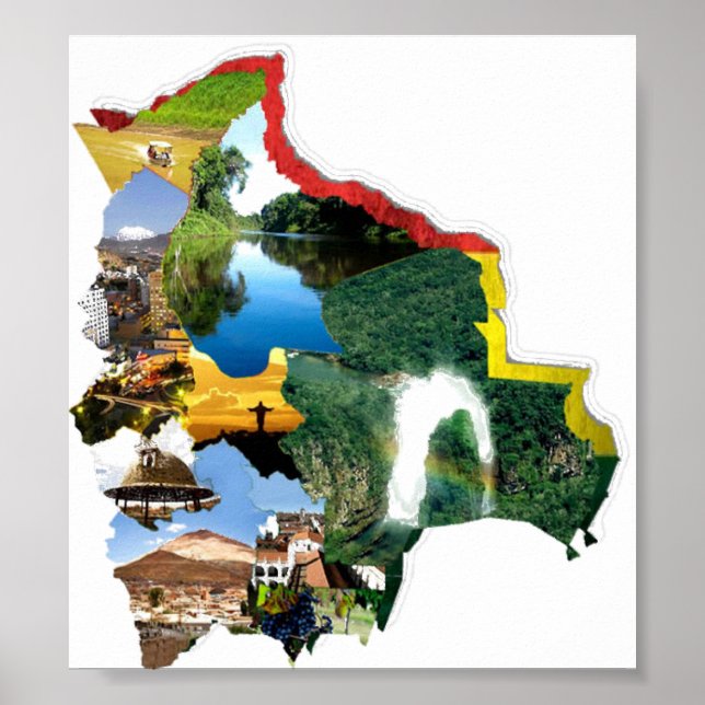 Poster recuerdo de la Bolivie (Devant)