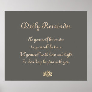 Poster Récupération de guérison