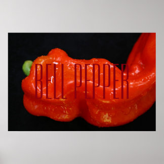 Poster Red Bell Pepper