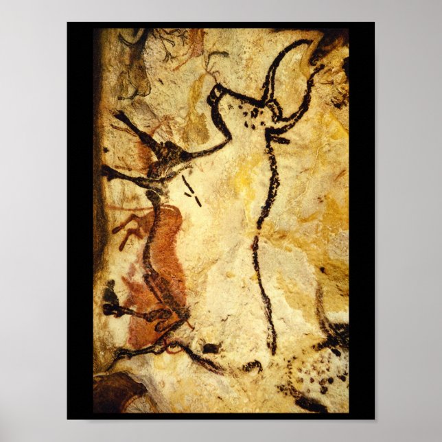 Poster Red Bull', Lascaux, Dordogne_Art of Antiquity (Devant)