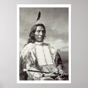 Poster Red Cloud Chief (1822-1909) 1880 (photo b/w)