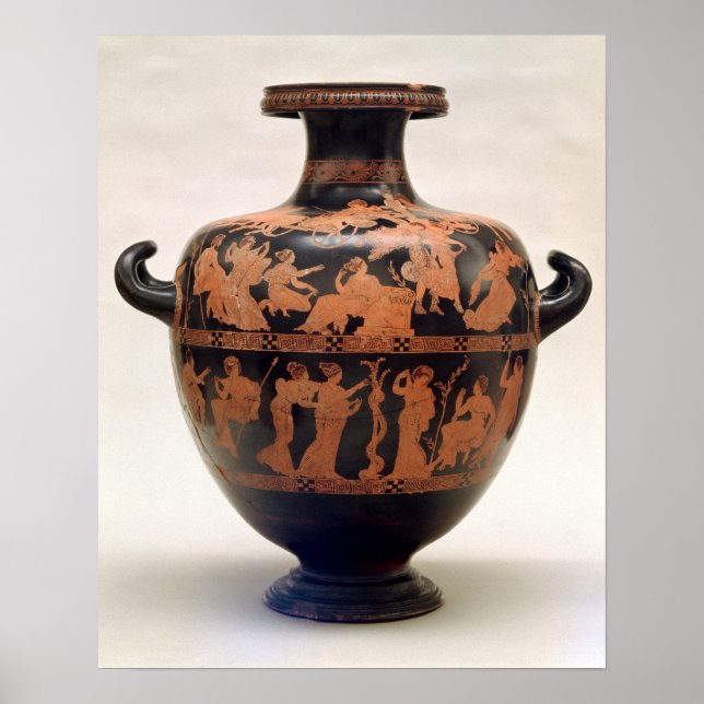 Poster Red-figure hydria by the Medias Painter, (Devant)