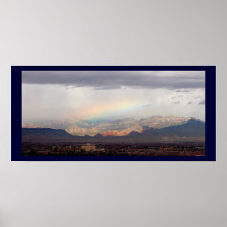 Poster Red Rock Rainbow