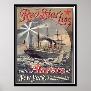 Poster Red Star Line