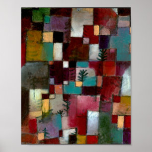 Poster Redgreen et Violet-Yellow Rhythm : Paul Klee 1920
