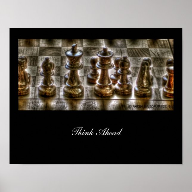 Poster Réfléchir (Devant)