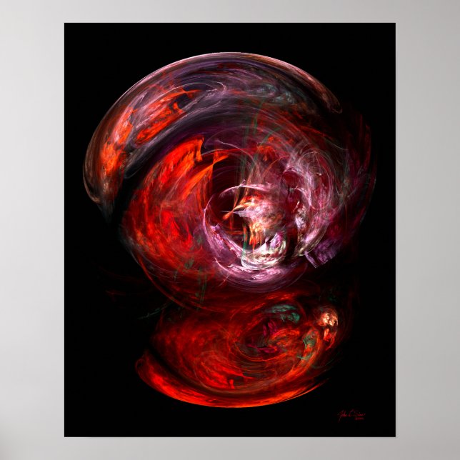 Poster Reflection In Red (Devant)