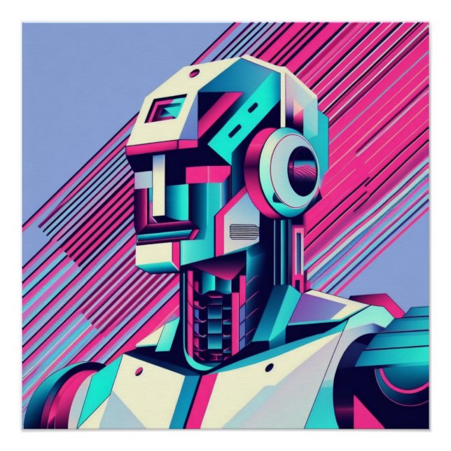 Poster Réflexions Cyberpunk (Devant)