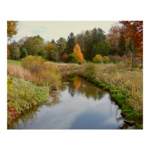 POSTER RÉFLEXIONS DE L'AUTOMNE À TOLEDO (OHIO) BOTANICAL 