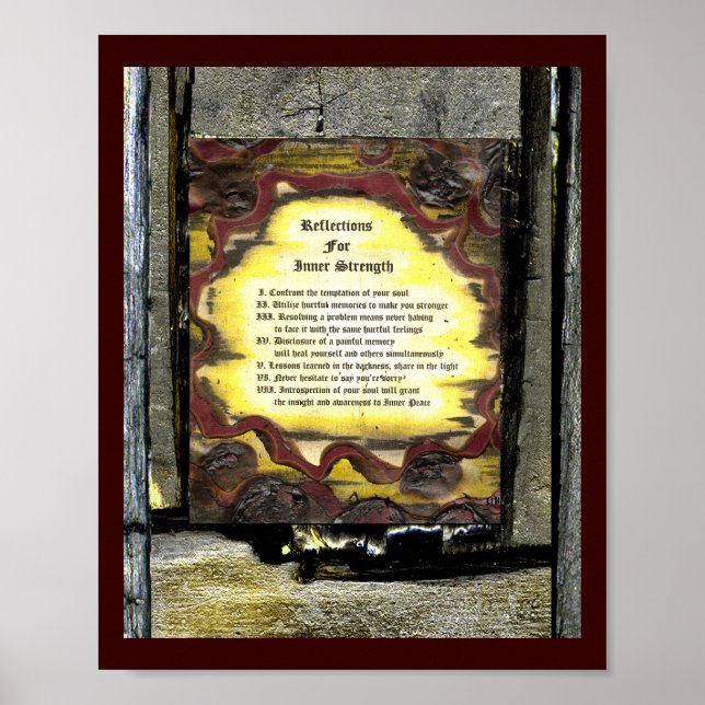 Poster Réflexions Pour La Force Intérieure (Devant)