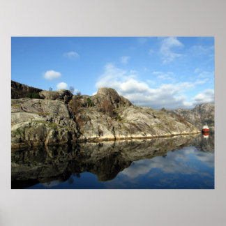 Poster Réflexions sur les fjords 1