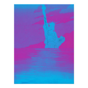 Poster Réflexions vives sur la liberté brisées