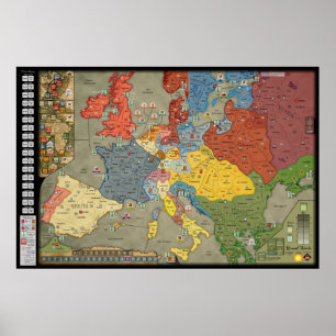 Poster Refonte de la carte de jeu Grand Siècle (version a