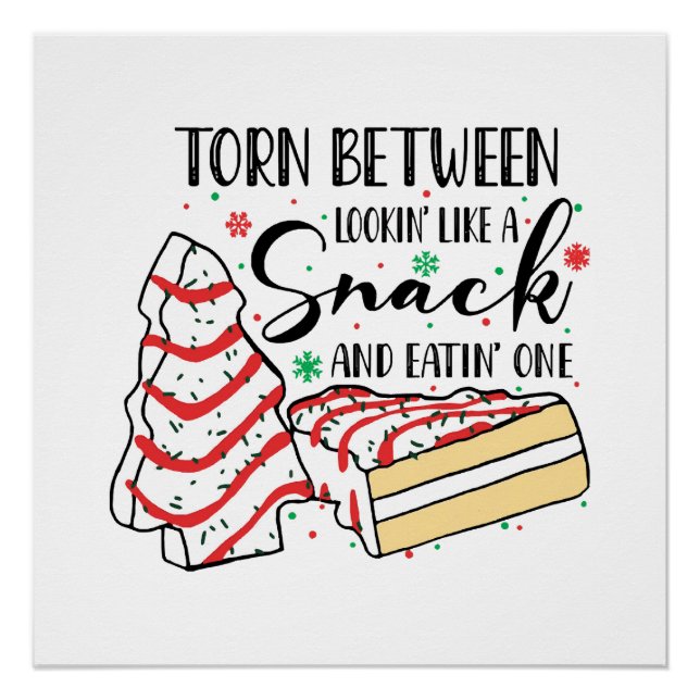 Poster Regardant comme une collation (Devant)