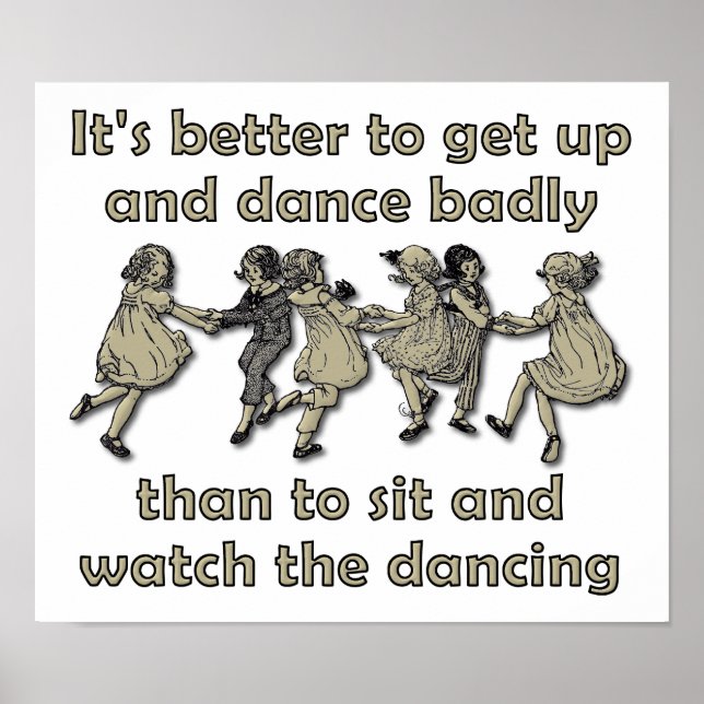 Poster Regarder l'affiche dansante (Devant)