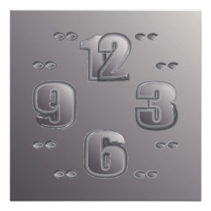 Poster regarder l'horloge