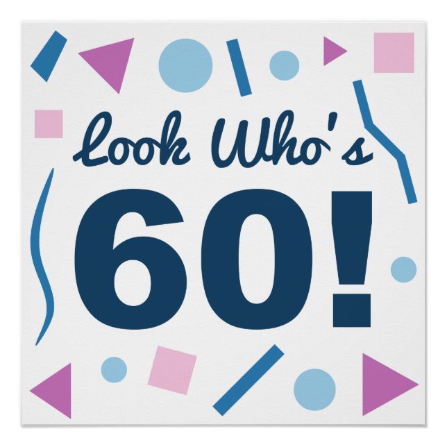Poster Regardez qui a 60 ans (Devant)