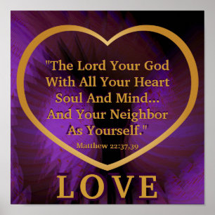 Poster Règle D'Or Sur Le Royal Purple Angelic Wings Post.