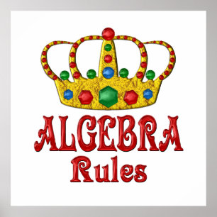 Poster Règles ALGEBRA