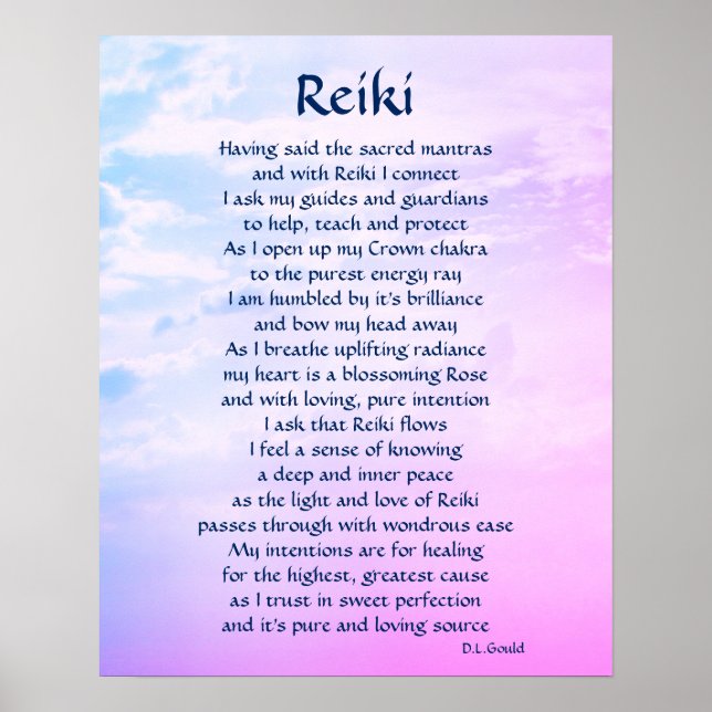 Poster Reiki (Devant)