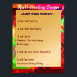 Poster REIKI Karuna Symboles du Maître de guérison<br><div class="desc">anniversaire,  anniversaire,  fiançailles,  noël,  maman,  papa,  son,  femme,  copine,  diplôme, ,  mariage,  vacances,  célébrations,  frère,  soeur,  petit ami, </div>