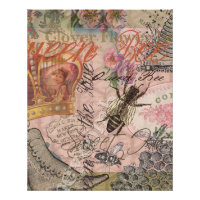 Reine Abeille Vintage Beau Collage
