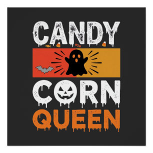 Poster Reine de bonbons de Halloween SVG Design