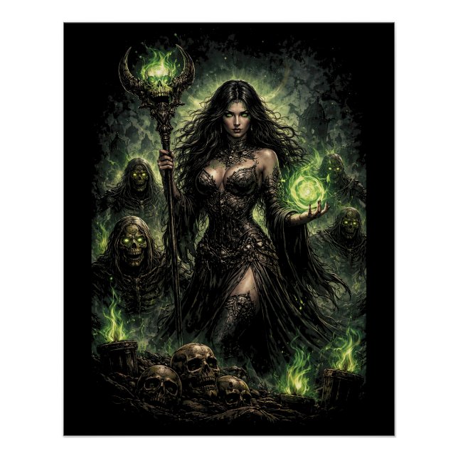 Poster Reine de la Flamme Verte (Devant)