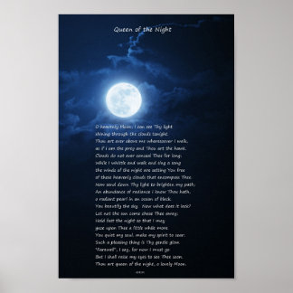Poster Reine De La Nuit