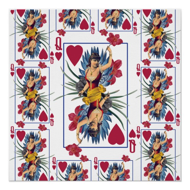 Poster Reine des Coeurs et des Fleurs (Devant)