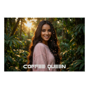 POSTER REINE DU CAFÉ