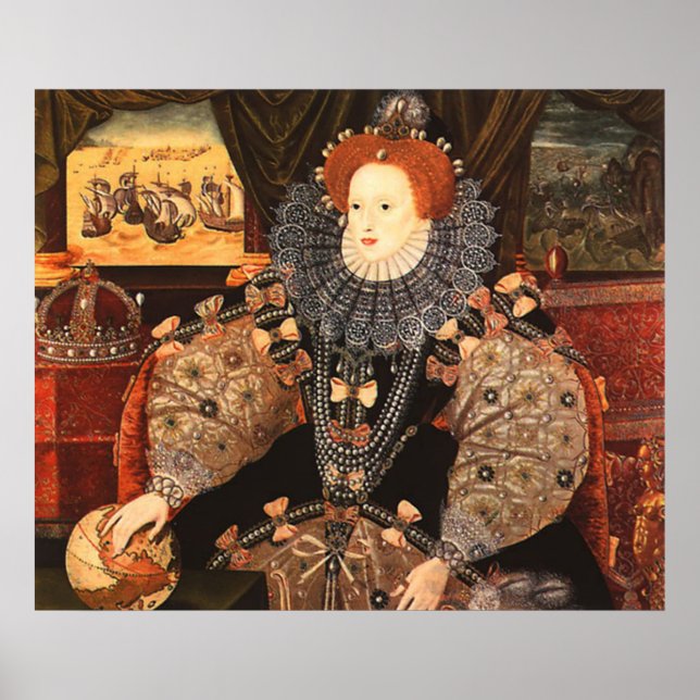 Poster Reine Elizabeth I (Devant)
