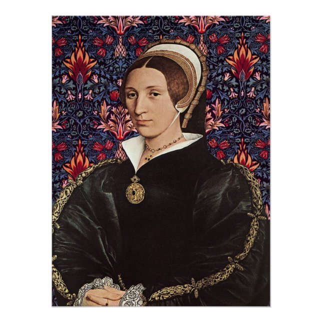 Poster Reine Katherine Howard d'Angleterre Portrait (Devant)