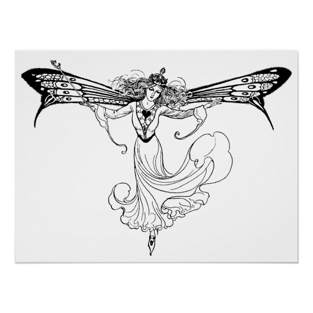 Poster Reine Mab Fée, Reine des Fées (Devant)