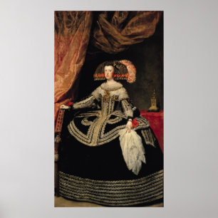 Poster Reine Maria Anna d'Autriche, 1652