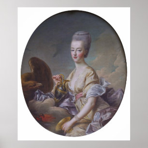 Poster Reine Marie Antoinette par François Hubert Drouais