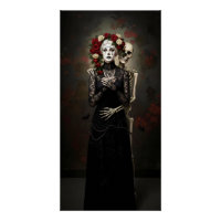 Reine Rose Gothique – Art Romantique Sombre