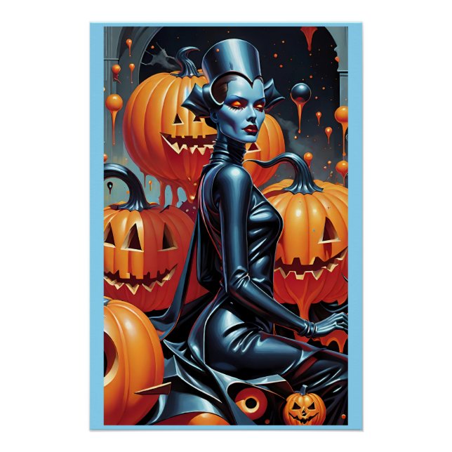 Poster Reine sorcière du week-end de la mode d'automne (Devant)