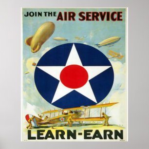 Poster Rejoignez le service aérien