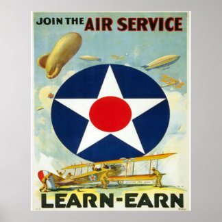 Poster Rejoignez le service aérien
