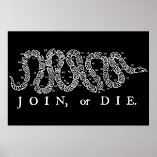 Poster Rejoindre ou mourir Imprimer