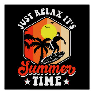 Poster Relaxez-vous, c'est l'été