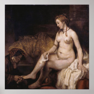 Poster Rembrandt - la lettre