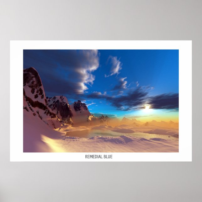 POSTER REMEDIAL BLUE (Devant)