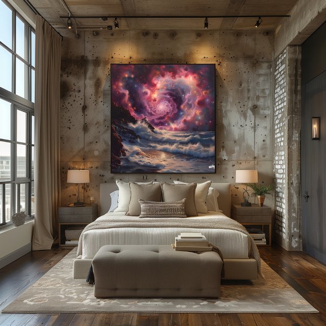 Poster Remolino Cósmico: Impresionista y Surrealista (Créateur téléchargé)