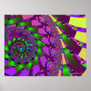 Poster Remous de vert de chaux