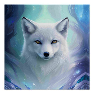 Poster Renard blanc Extraordinaire sur Icy Land