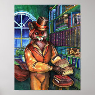 Poster Renard intelligent par Portia St. Luke