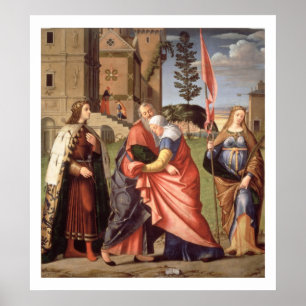 Poster Rencontre à la Porte d'Or avec les Saints, 1515 (