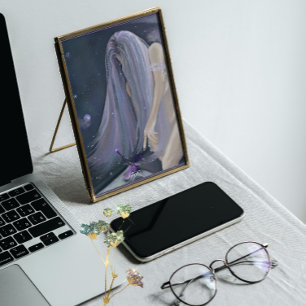 Poster Rencontre cosmique, taille du portefeuille